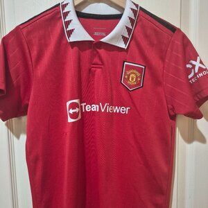 Manchester United Football/Soccer Team Jersey - Size Youth Large - GUC